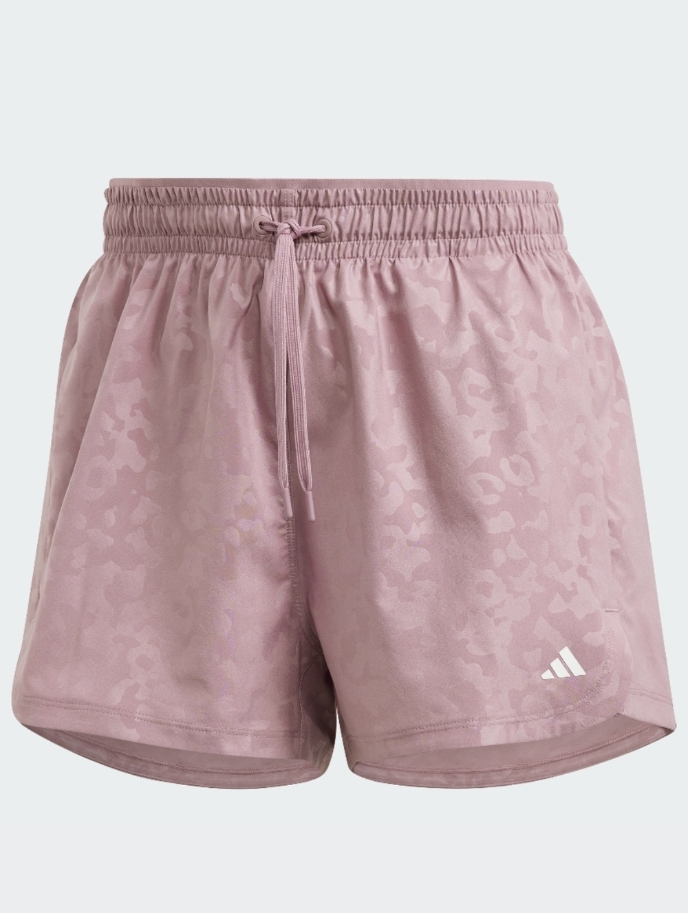 Adidas Pacer Training High Waist Woven Debossed Performance Shorts Size Small